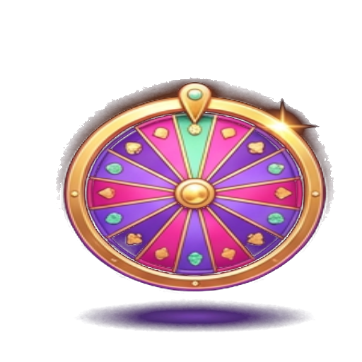 Colourful live game wheel